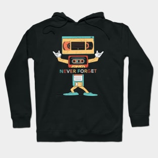 Never Forget color vintage Hoodie